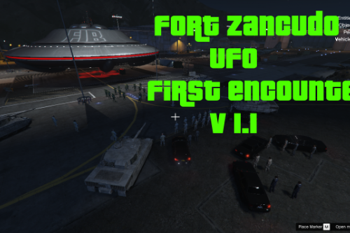 Fort Zancudo Alien/UFO First Encounter [Menyoo]
